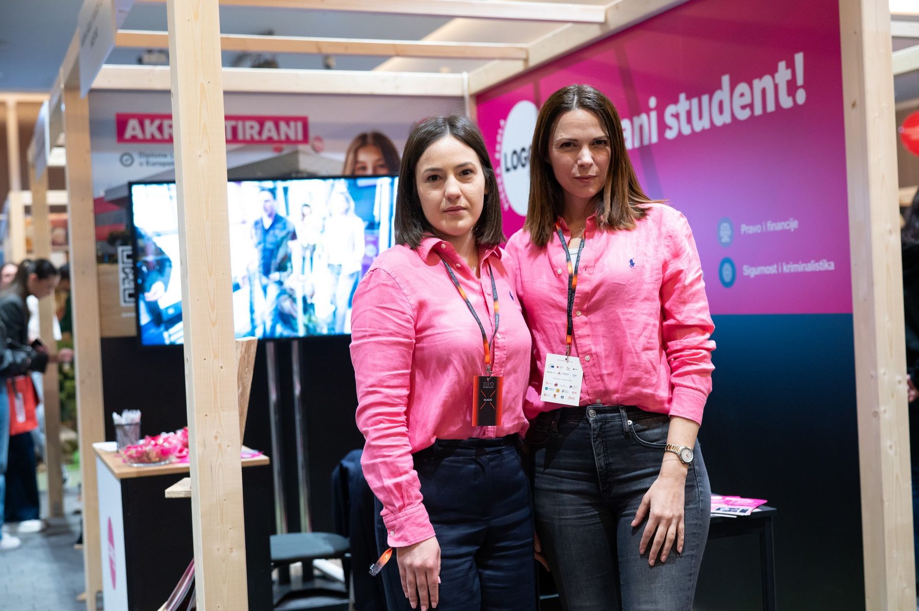 Predstavnice Visoke škole Logos centar na svom štandu na Dubrovnik EXPO-u 2026.